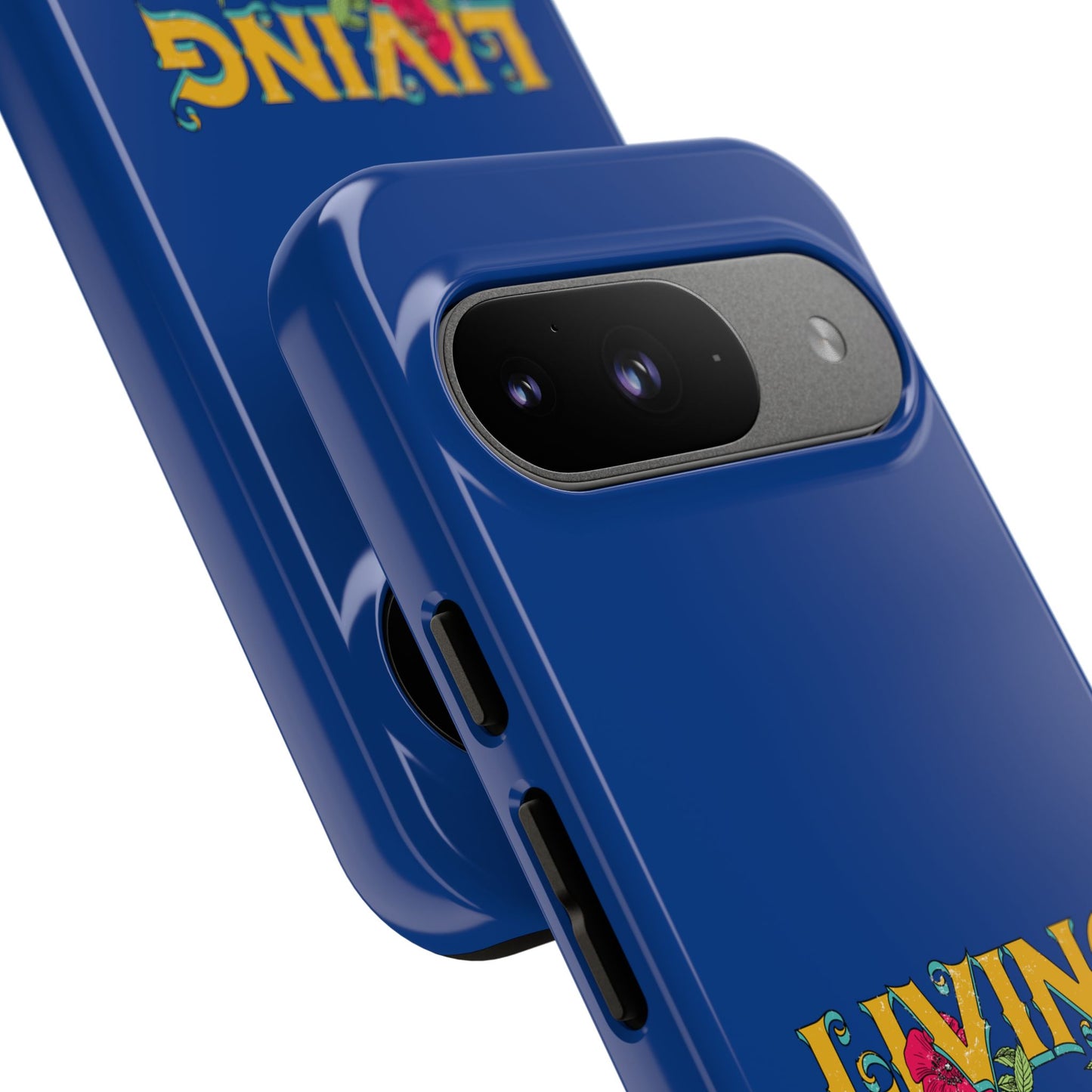 Living the Dream Phone Case, Floral Phone Cover, Tough Phone Case, Inspirational Gift, Boho Style Accessory, Dreamer Case