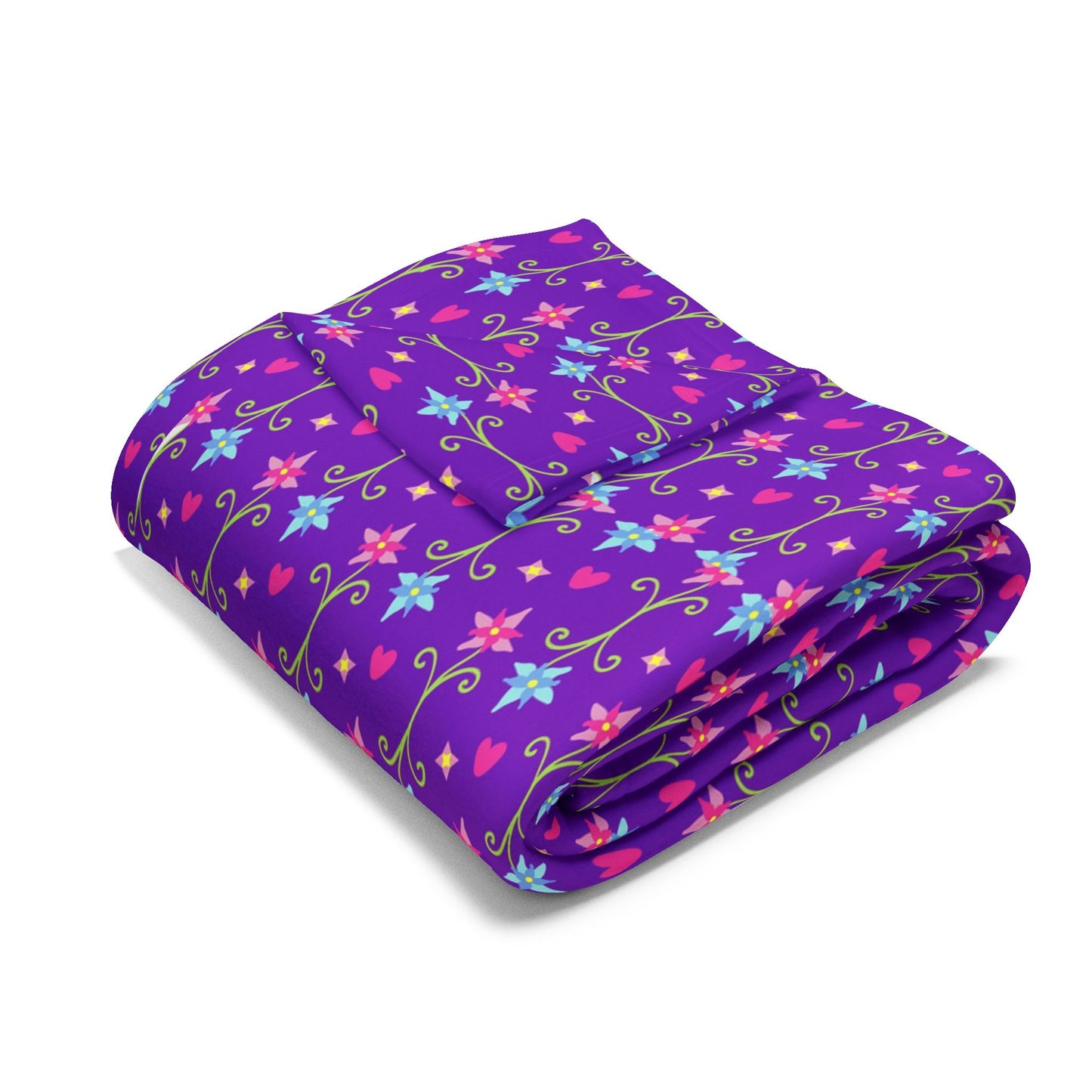 Cozy Purple Fleece Blanket, Soft Throw for Home Decor, Ideal Gift for Winter, Valentine's Day, or Cozy Movie Nights, Snuggle Up