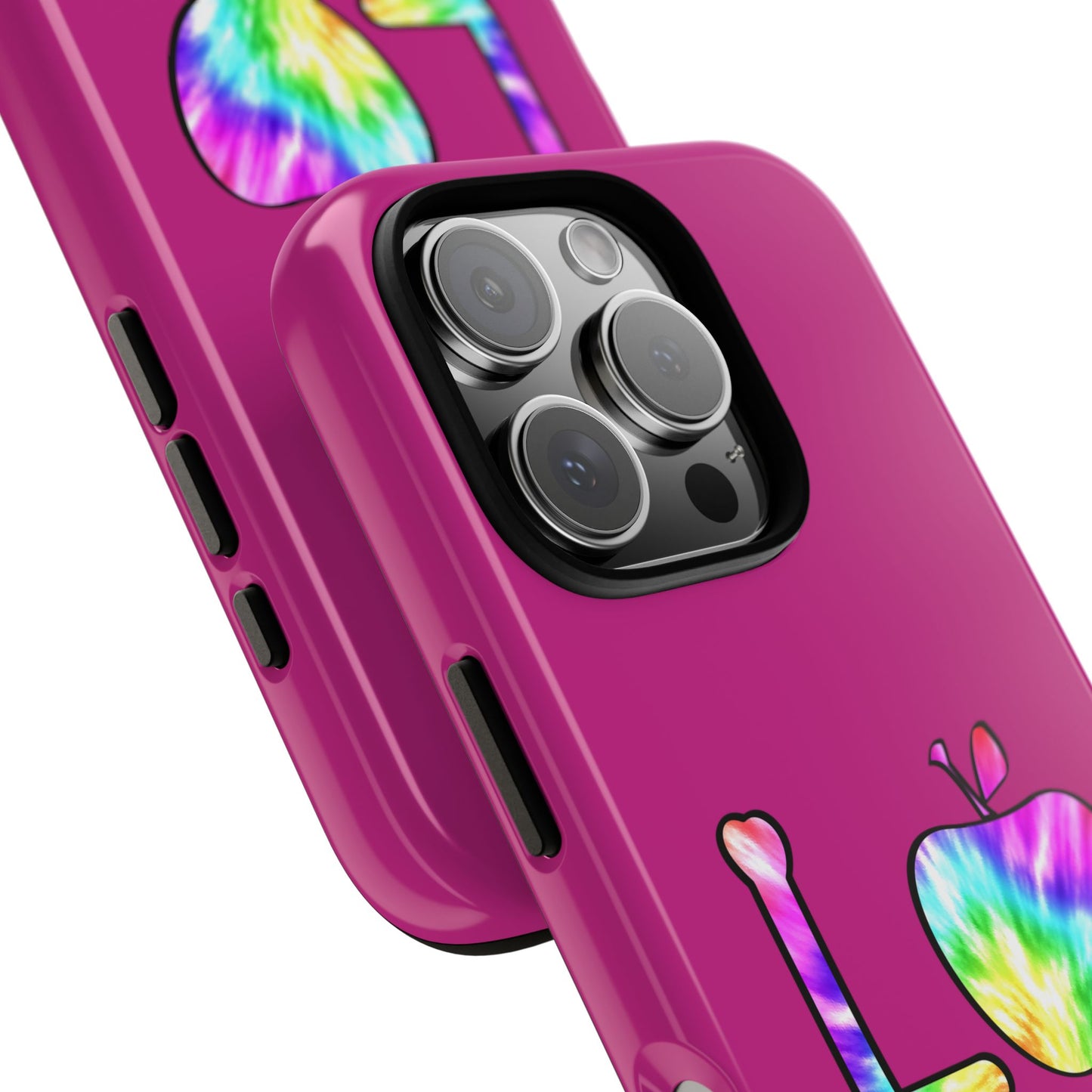 Colorful Love Phone Case, Tough Cases for iPhone, Cute Phone Accessory, Gift for Her, Summer Vibe Phone Cover