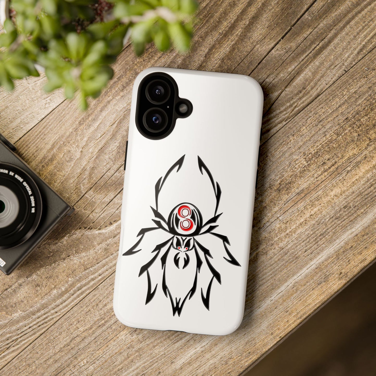 Spider Phone Case, Tough Cases, Stylish Accessory, Gift for Teens, Unique Design, Halloween Decor