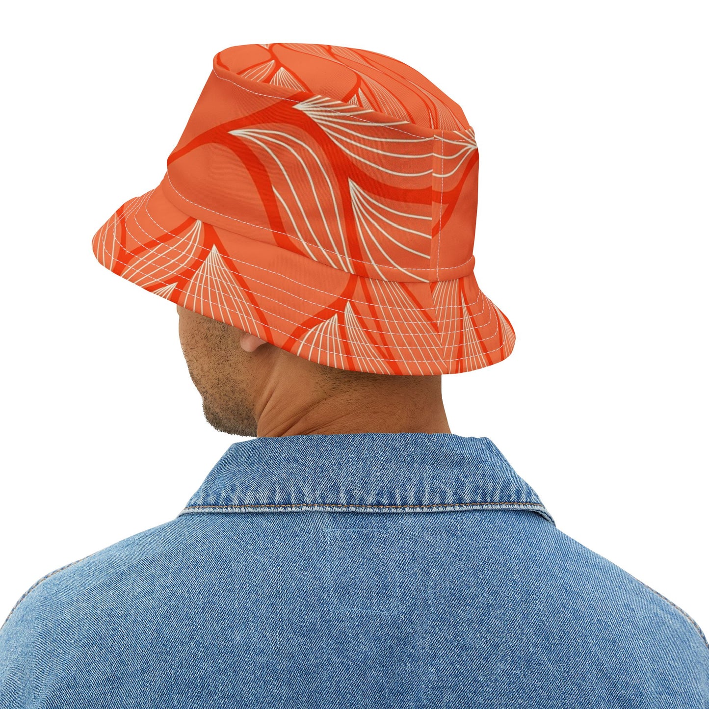 Vibrant AOP Bucket Hat - Trendy Summer Fashion, Beach Accessory, Festival Wear, Statement Hat, Eco-Friendly Style