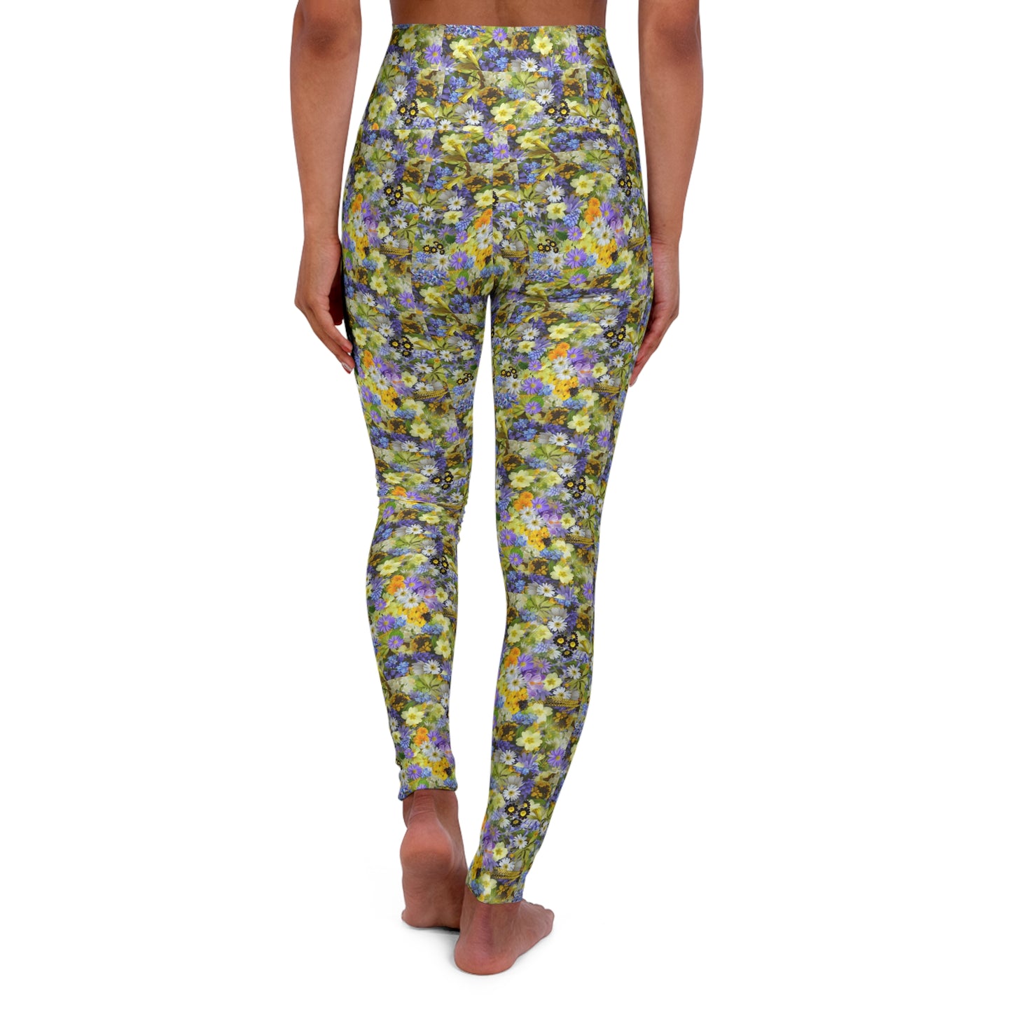 Floral High Waisted Yoga Leggings-V20