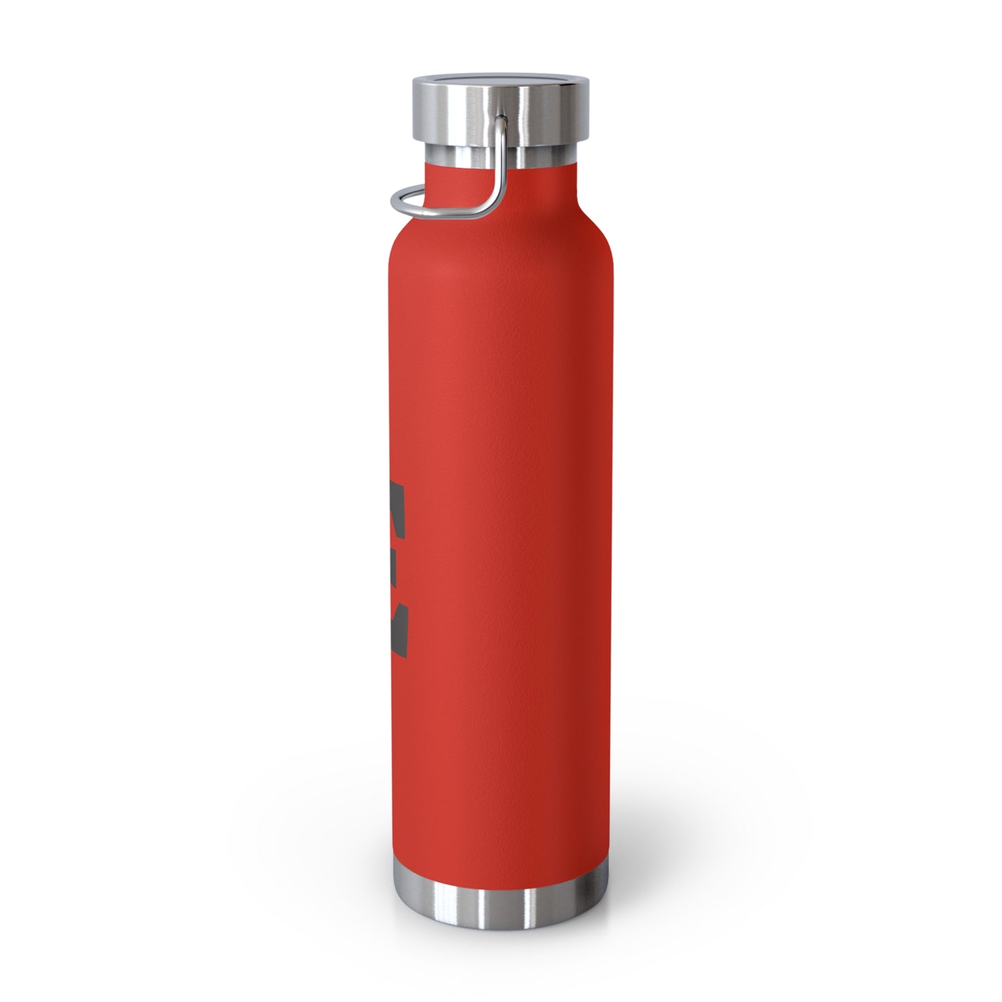 Personalized Copper Insulated Water Bottle, 22oz - "E" Custom Monogram, Travel Mug, Fitness Bottle, Hydration Gift, Eco-Friendly