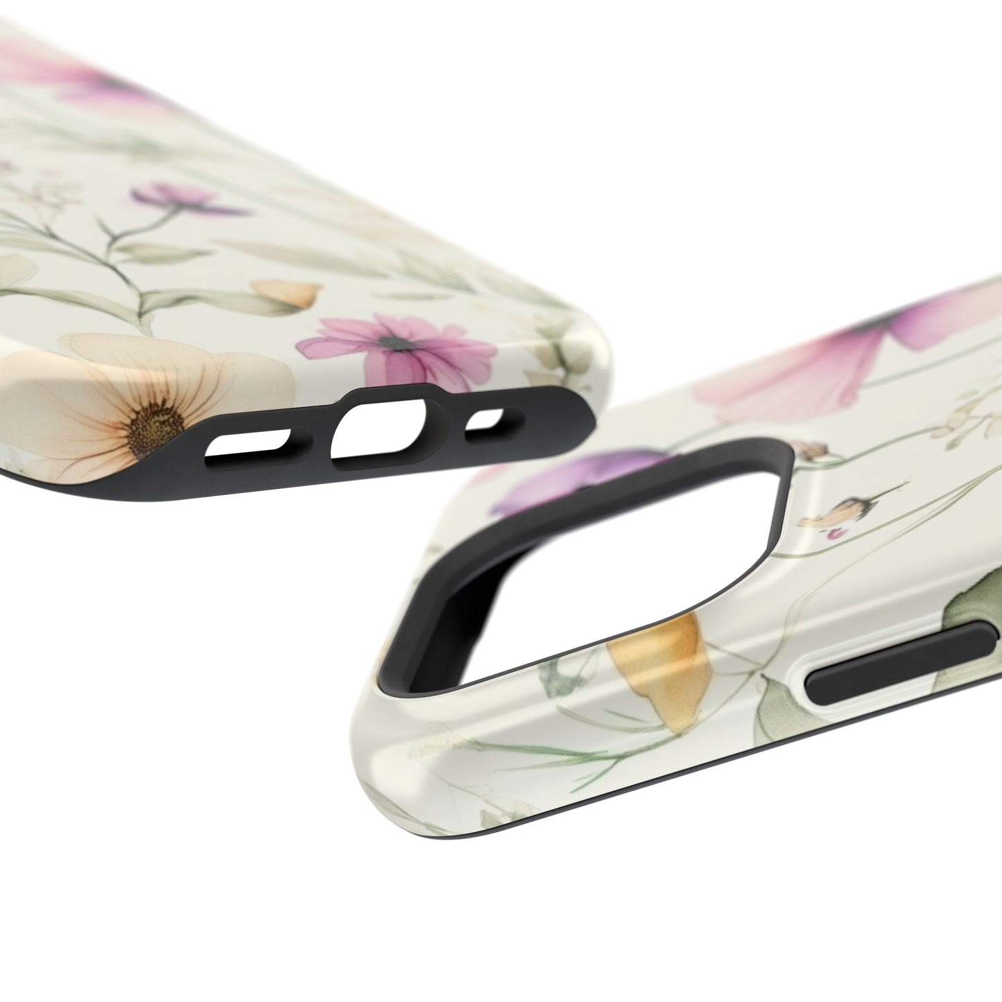 Floral Watercolor Magnetic Impact-Resistant Phone Case