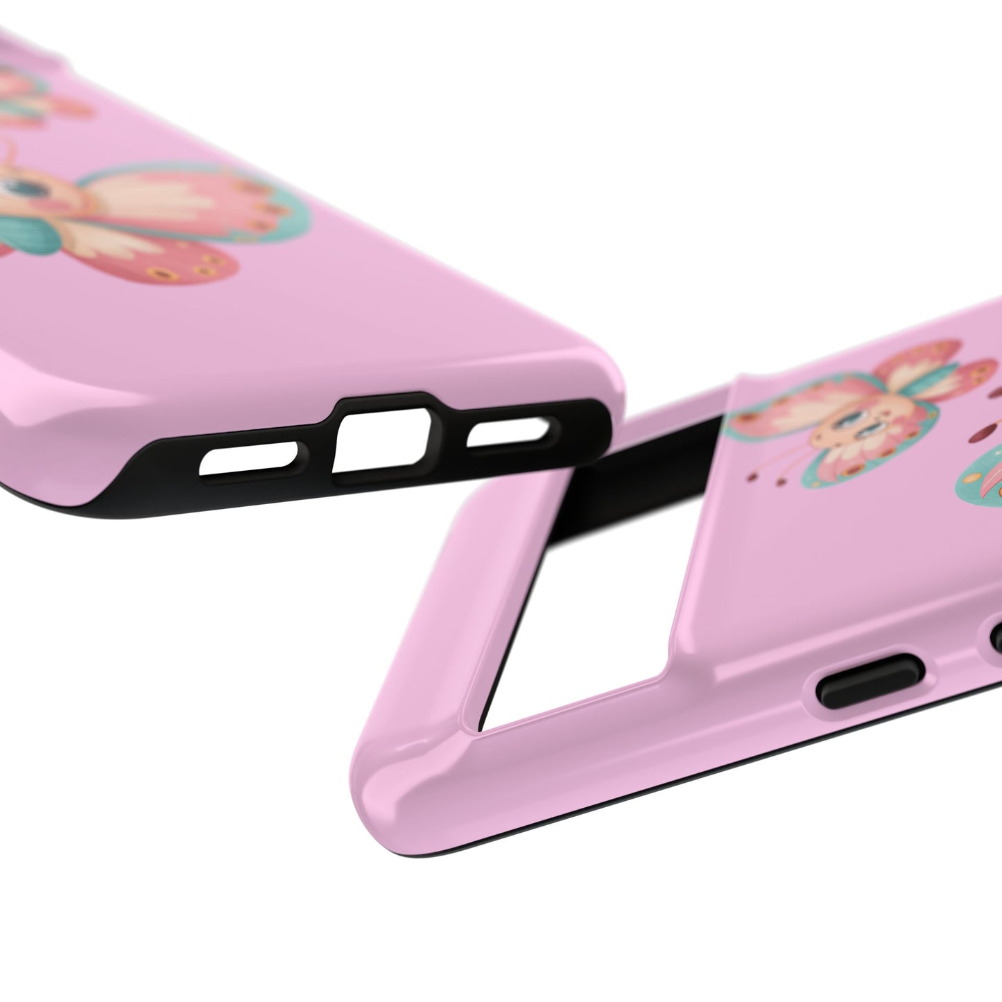 Cute Butterfly Phone Case, Tough Phone Cover, Girly Phone Accessory, Unique Gift for Her, Kids Phone Case, Floral Design Case