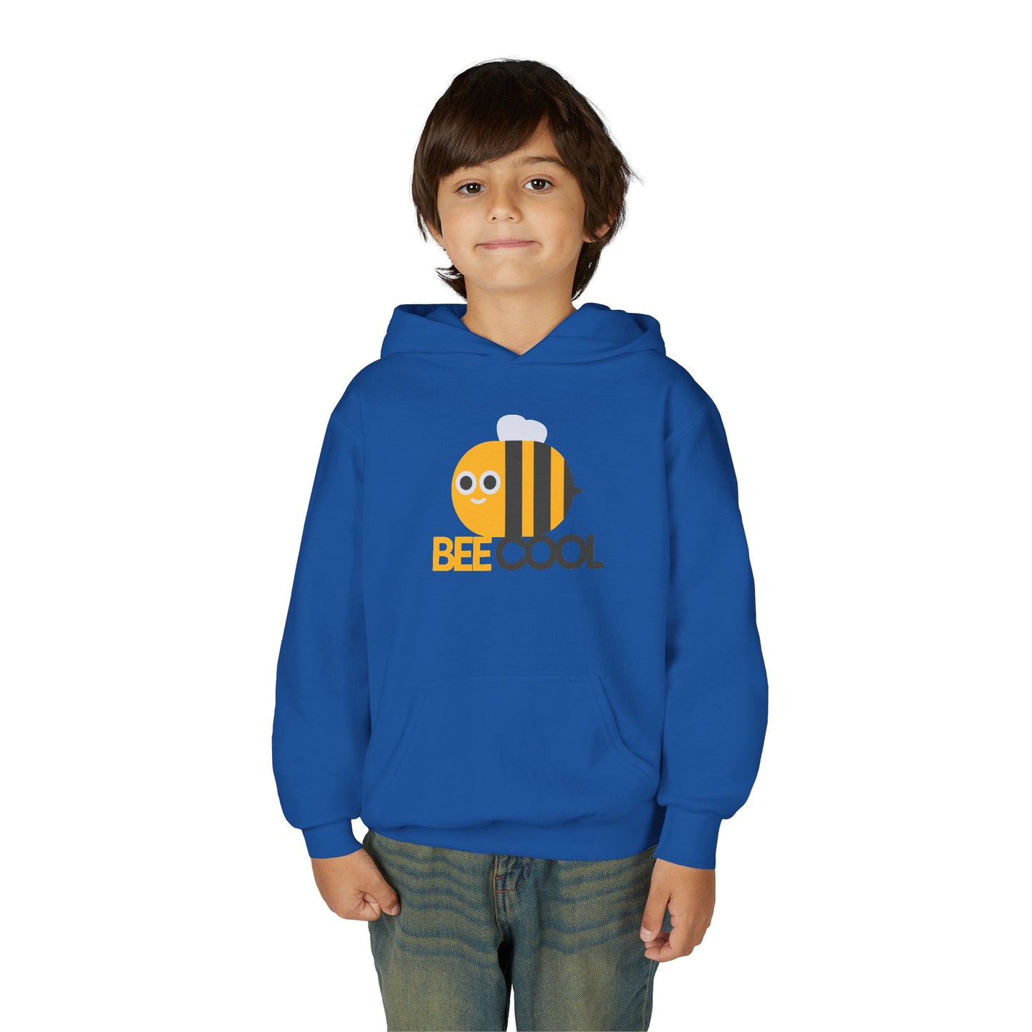 Youth Heavy Blend Hooded Sweatshirt - Bee Cool