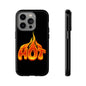 Stylish Phone Case, Hot Flames Design, Gift for Teens, Trendy Accessory, Protective Cover, Unique Phone Case