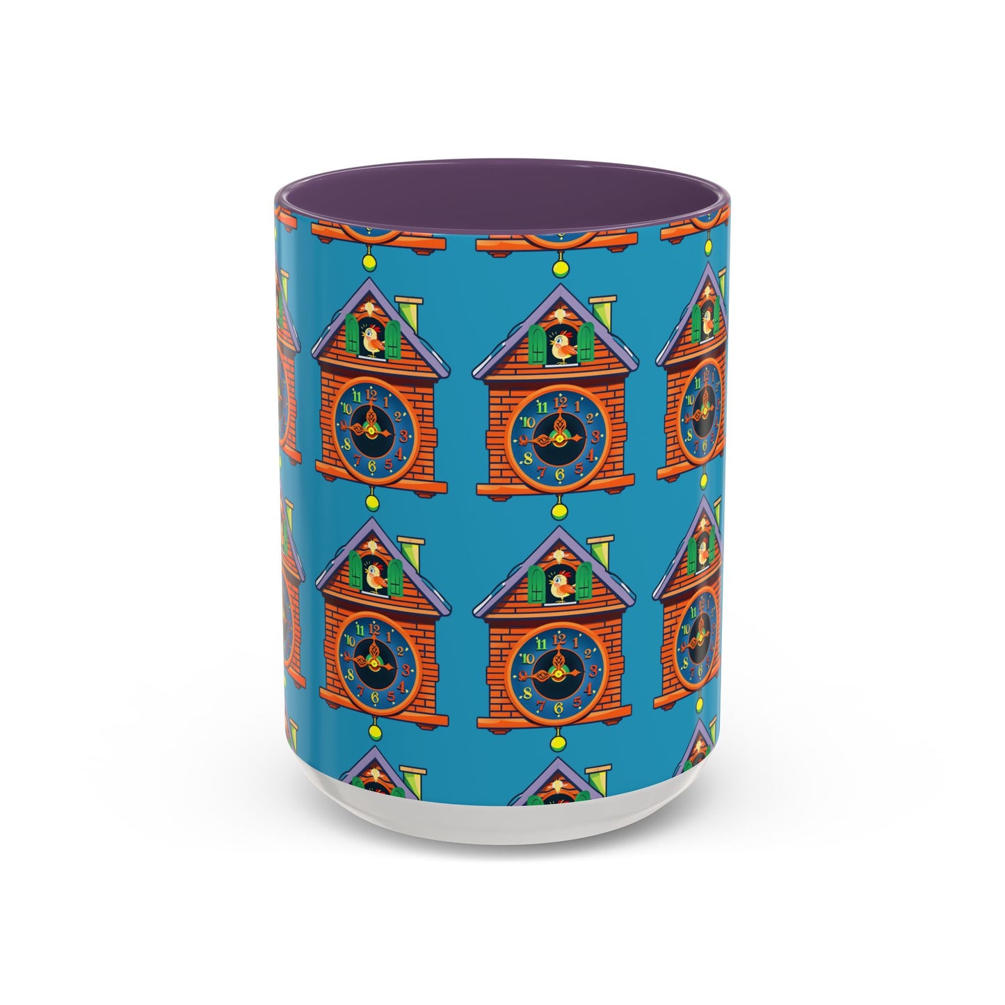 Whimsical Clock House Coffee Mug Unique Gift for Home Decor