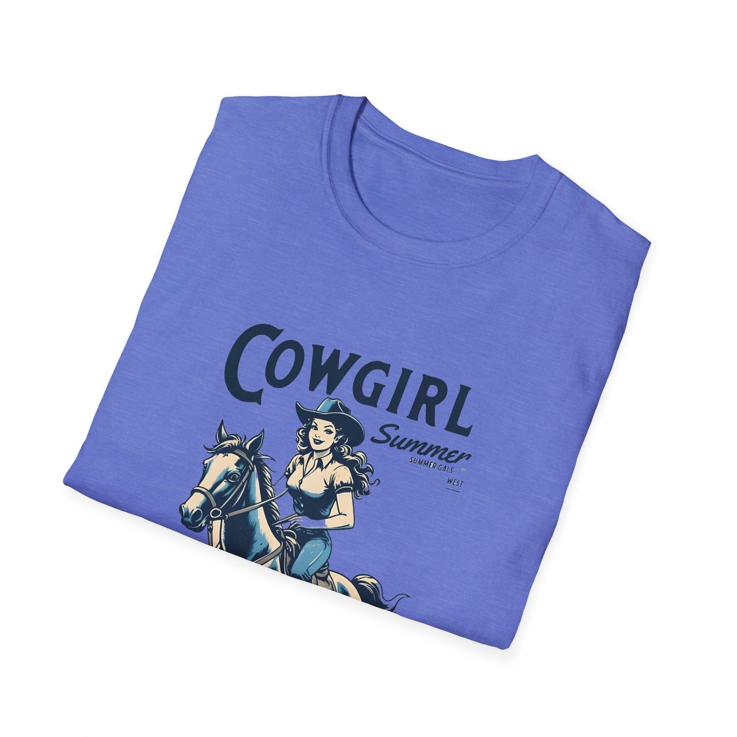Cowgirl Summer Soft style T-Shirt for Horse Lovers