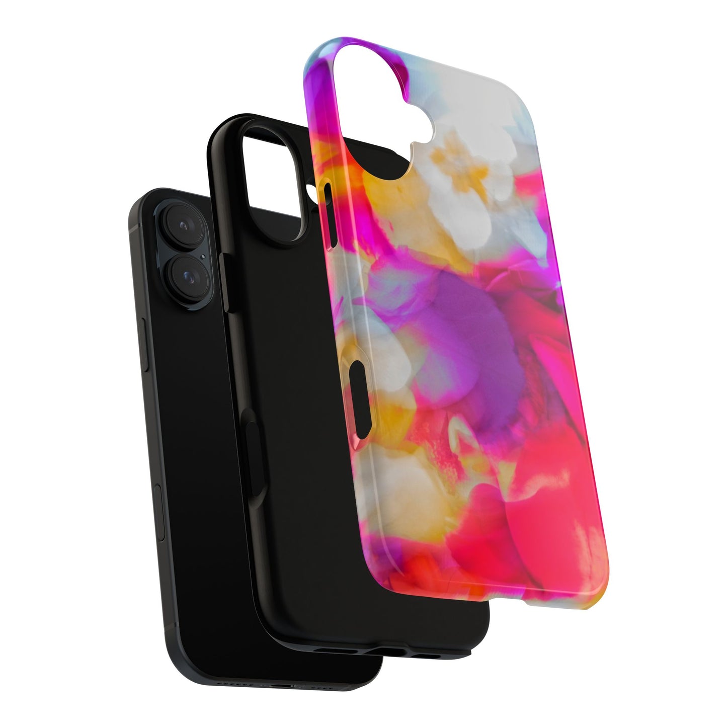Floral Phone Case: Stylish Art for Your Device, Tough Cases, Gift for Her, Flower Print, Trendy Accessories, Phone Protection
