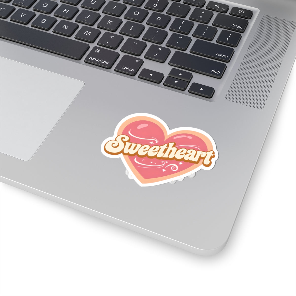 Sweetheart Heart Sticker — Kiss-Cut Love Decal for Laptops, Gifts & Valentines