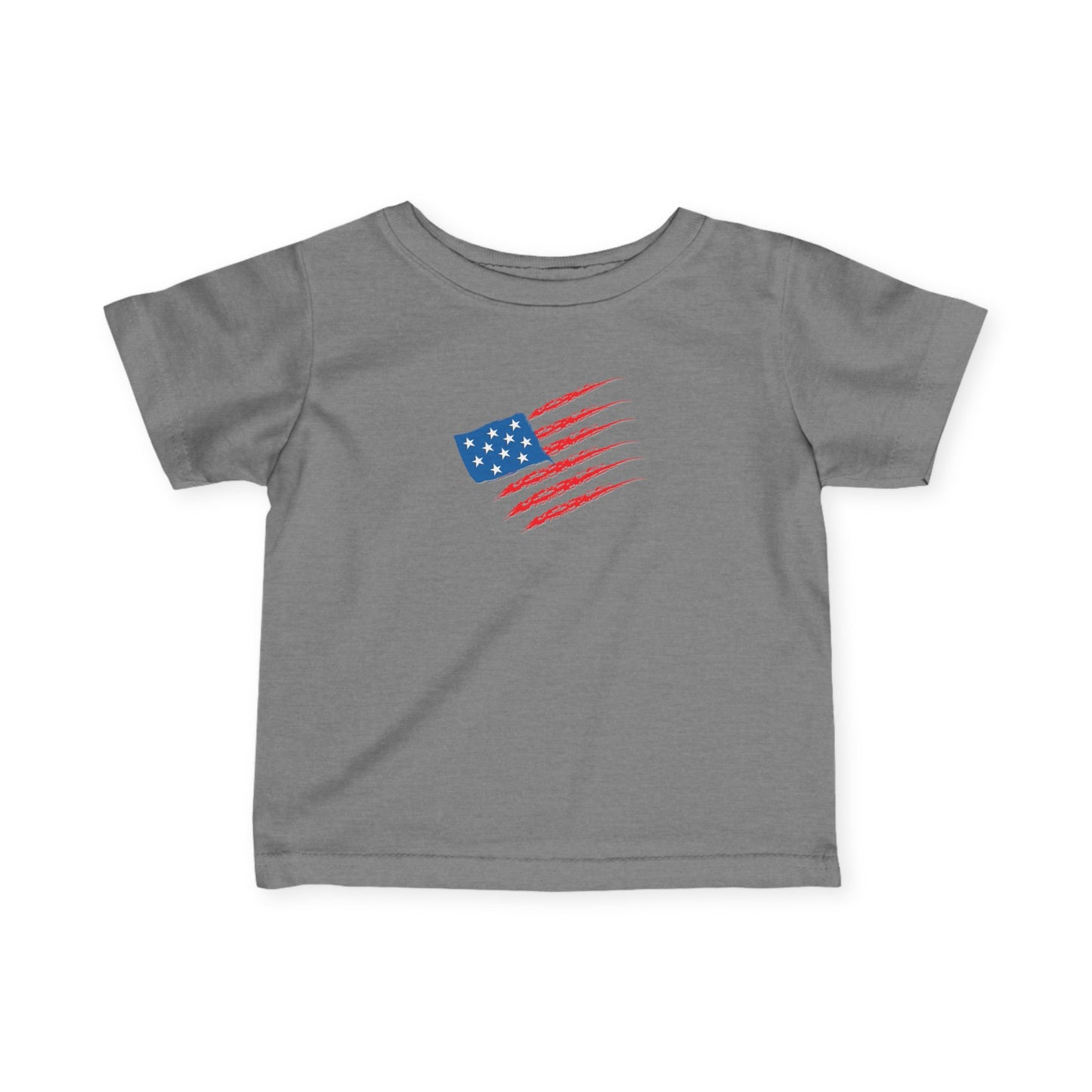 Patriotic Infant Tee - USA Flag Theme, Baby Clothes, Toddler Apparel, 4th of July Outfit, Cute Baby Gift