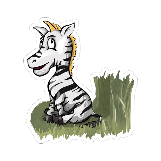 Cute Zebra Kiss-Cut Stickers, Animal Stickers