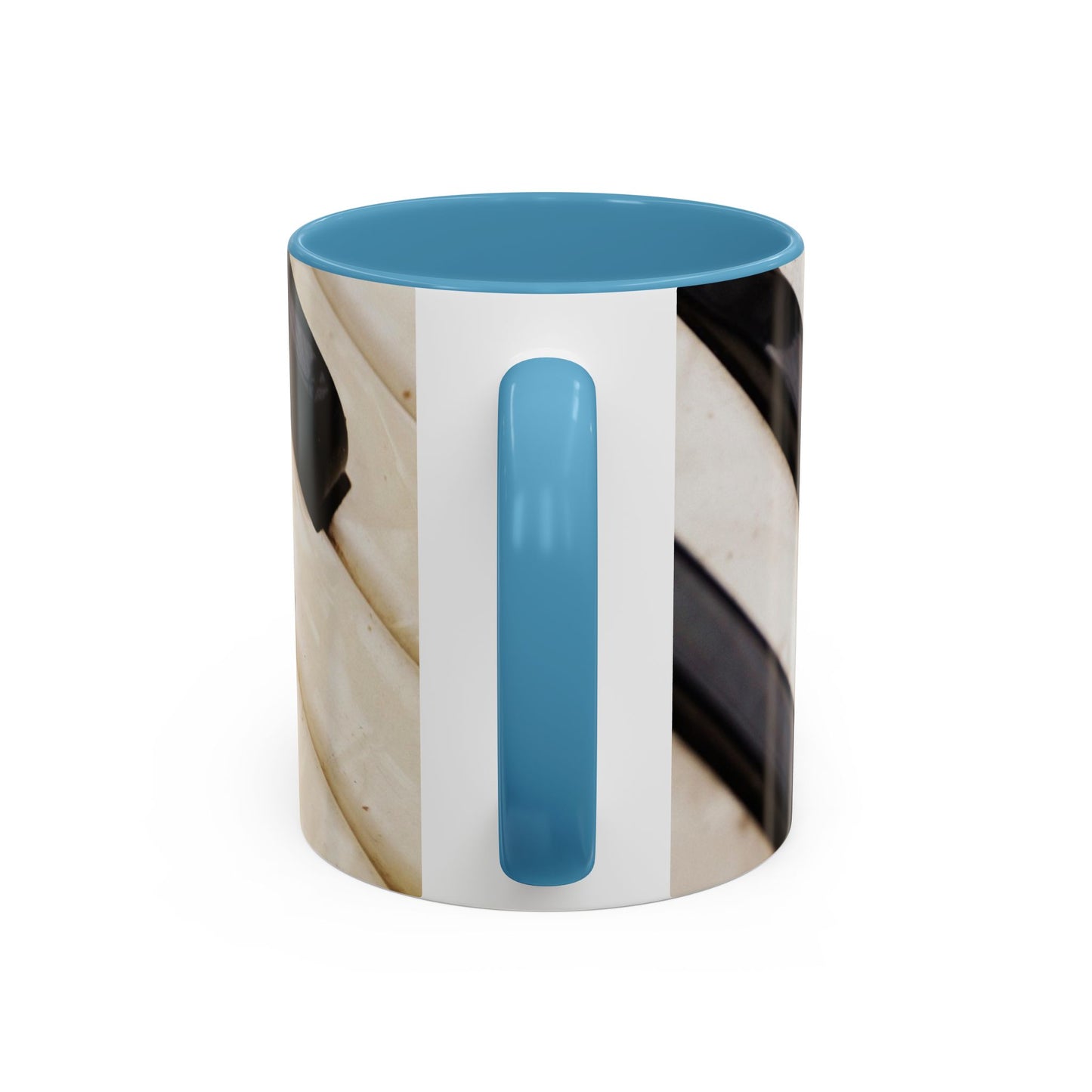Musical Accent Coffee Mug | Piano Design, Coffee Lover Gift, Musician Mug, Stylish Drinkware, Home & Office Decor