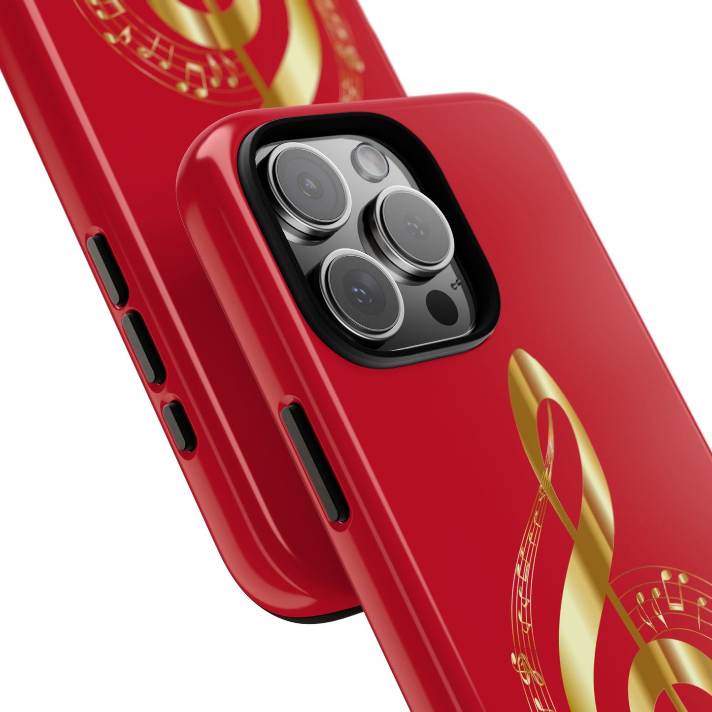 Tough Cases - Red Musical Note