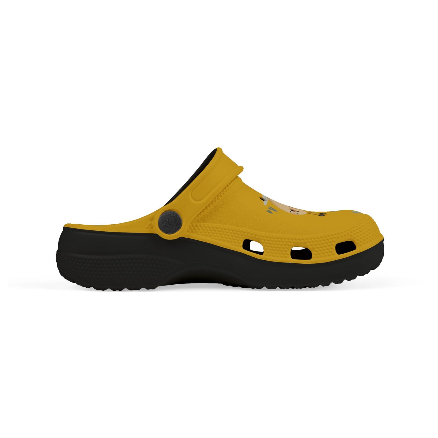 Snail-Themed Kid's EVA Foam Clogs, Cute Yellow Clogs for Kids, Lightweight Summer Footwear, Fun Garden Accessories, Perfect for Playtime
