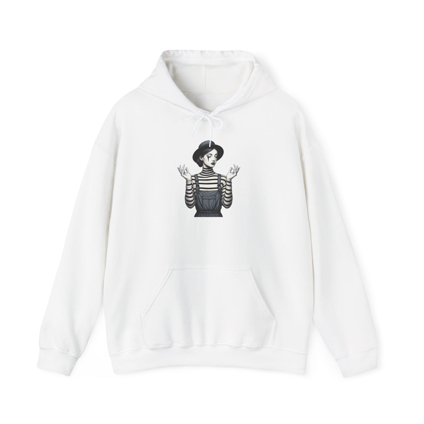 Chic Graphic Hooded Sweatshirt for Trendy Mischief Lovers, Cozy Unisex Pullover, Great for Gifting, Weekend Outfits, [...]