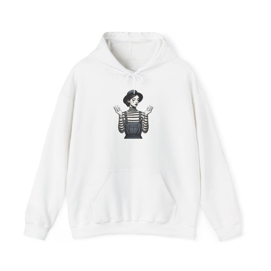 Chic Graphic Hooded Sweatshirt for Trendy Mischief Lovers, Cozy Unisex Pullover, Great for Gifting, Weekend Outfits, [...]