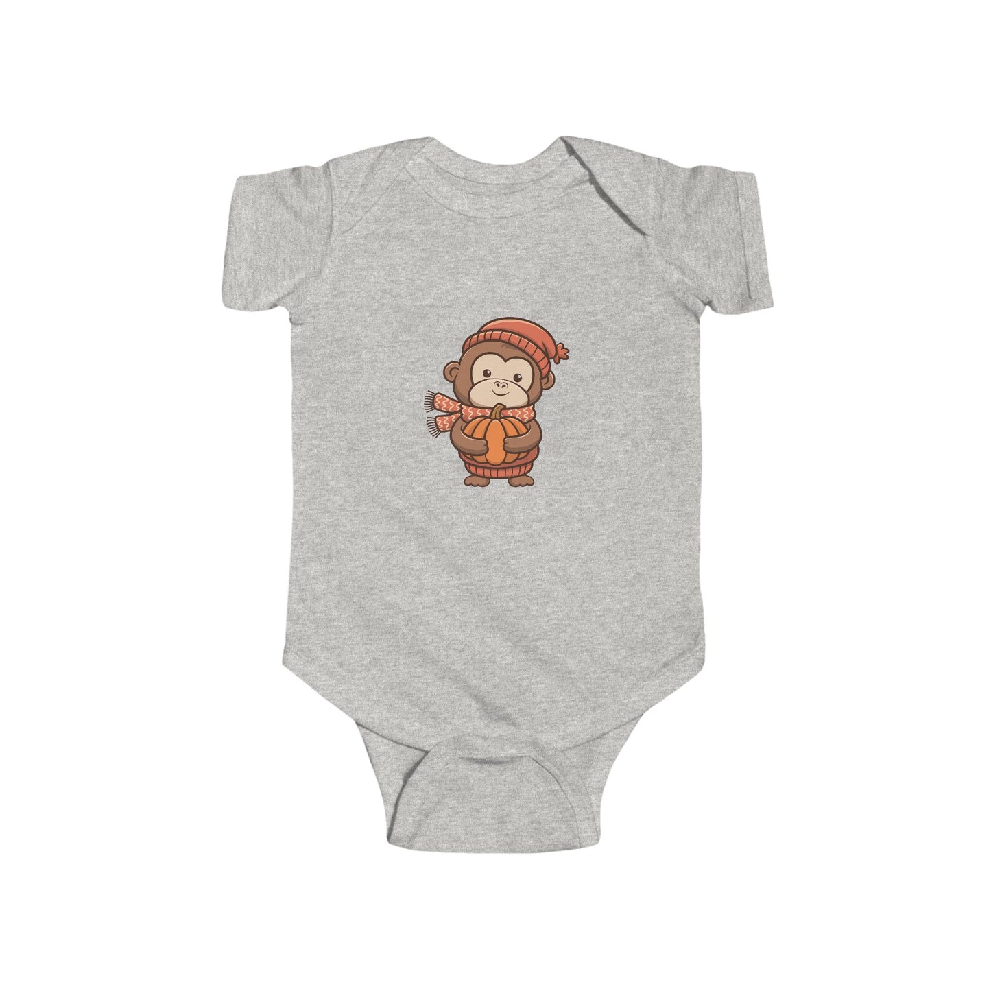 Infant Fine Jersey Bodysuit Monkey