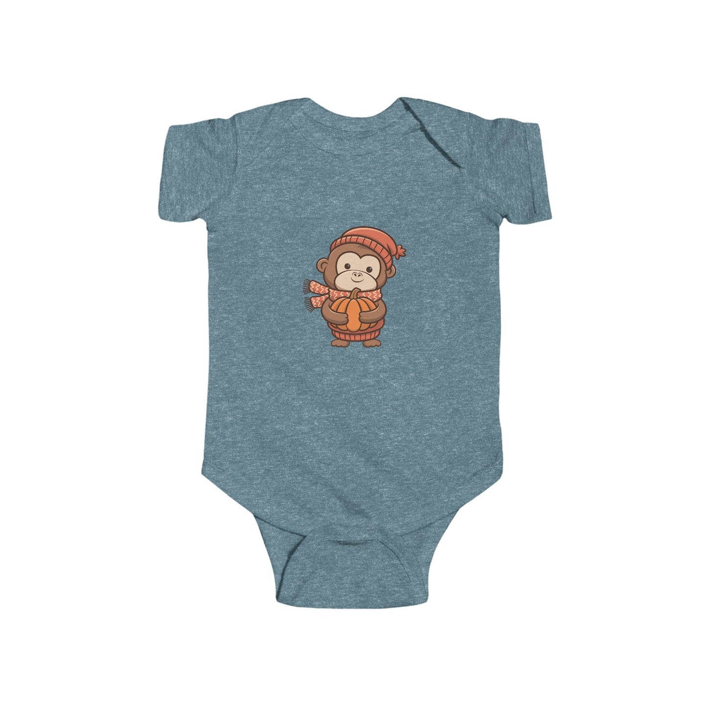 Infant Fine Jersey Bodysuit Monkey
