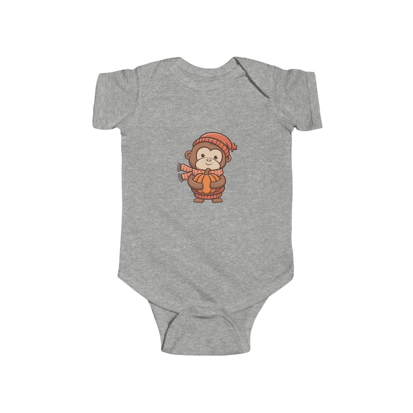 Infant Fine Jersey Bodysuit Monkey