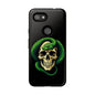 Skull & Snake Phone Case | Tough Cases, Protective Cover, Edgy Phone Accessories, Gothic Gift, Halloween Decor