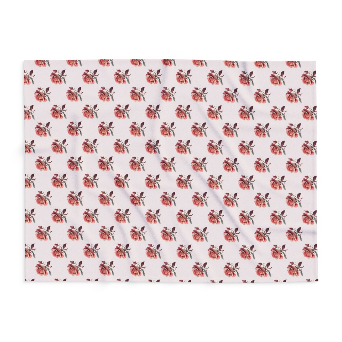 Cozy Floral Fleece Blanket, Soft Throw for Home Decor, Perfect Gift for Christmas, Birthdays, or Housewarming
