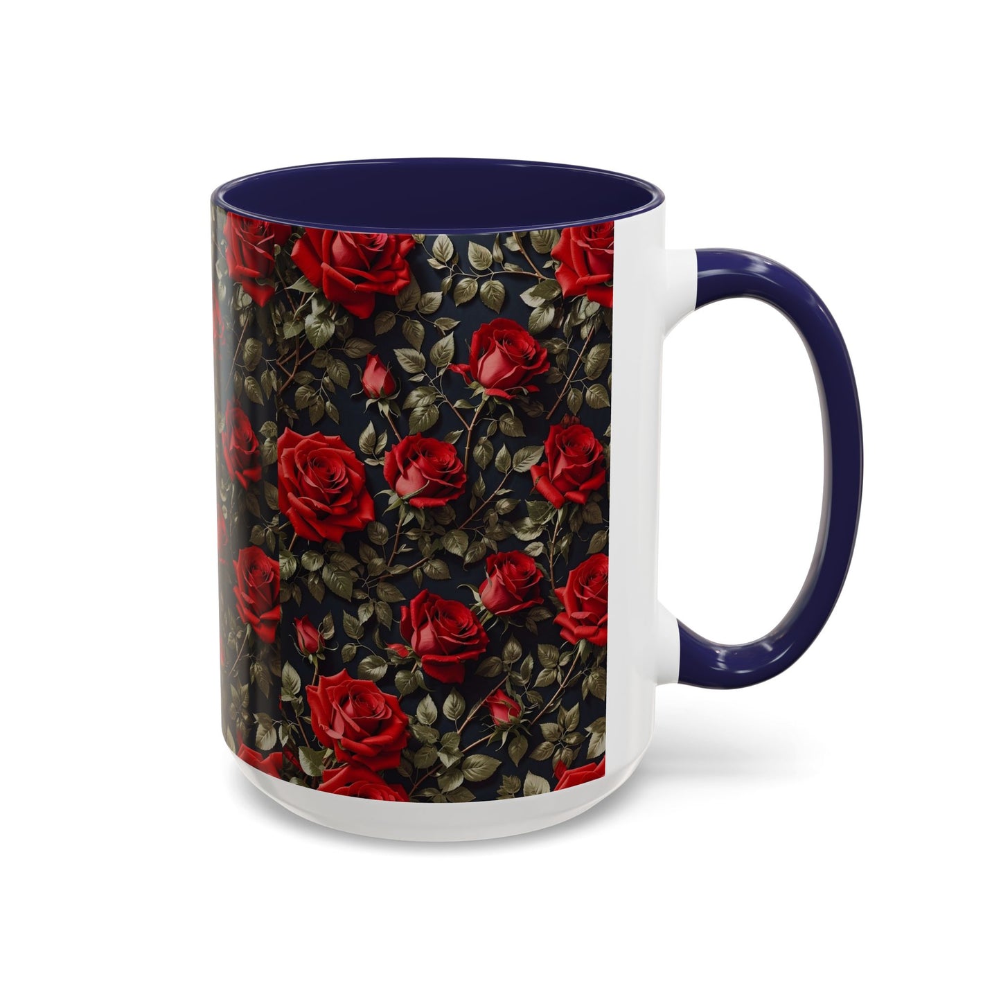 Elegant Floral Accent Coffee Mug - Perfect for Garden Lovers, Home Decor, Gift for Her, Tea Lovers, Mother's Day