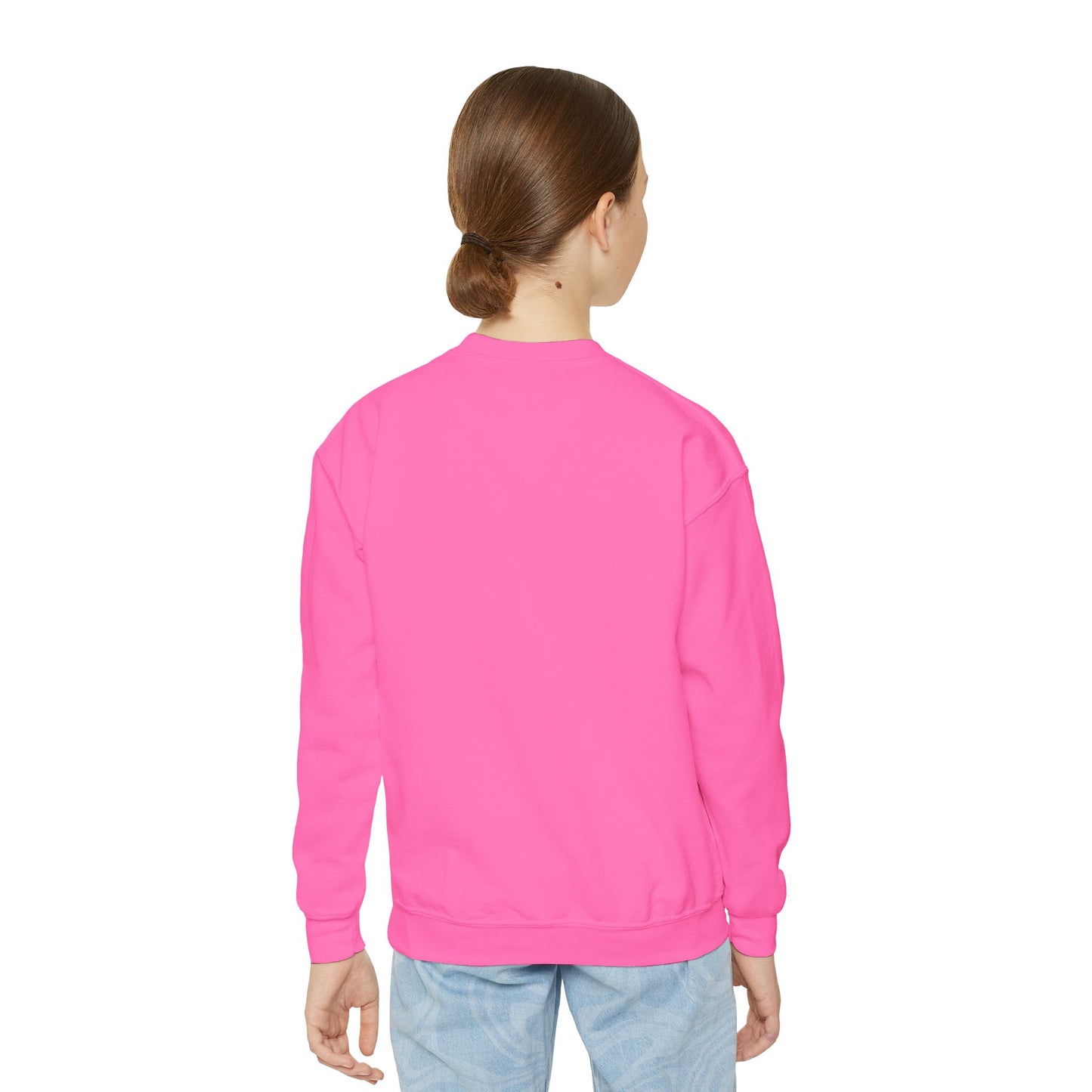 Cool Tiger Youth Crewneck Sweatshirt, Cute Animal Apparel, Teen Style, Gift for Kids, Casual Wear
