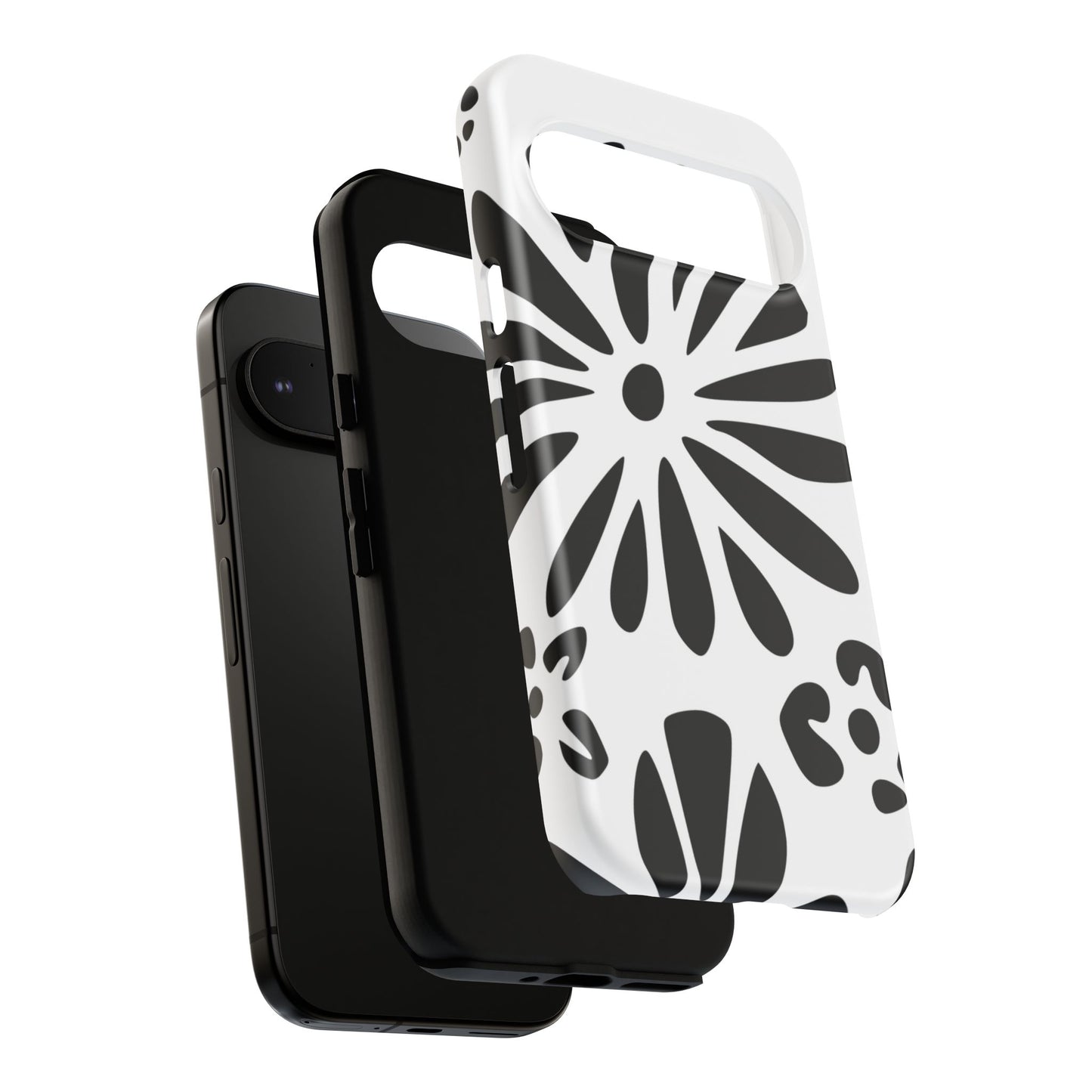 Stylish Phone Case with Floral Design, Tough Phone Cover for Her, Trendy Black and White Cell Phone Case, Unique Gift for Birthdays [...]