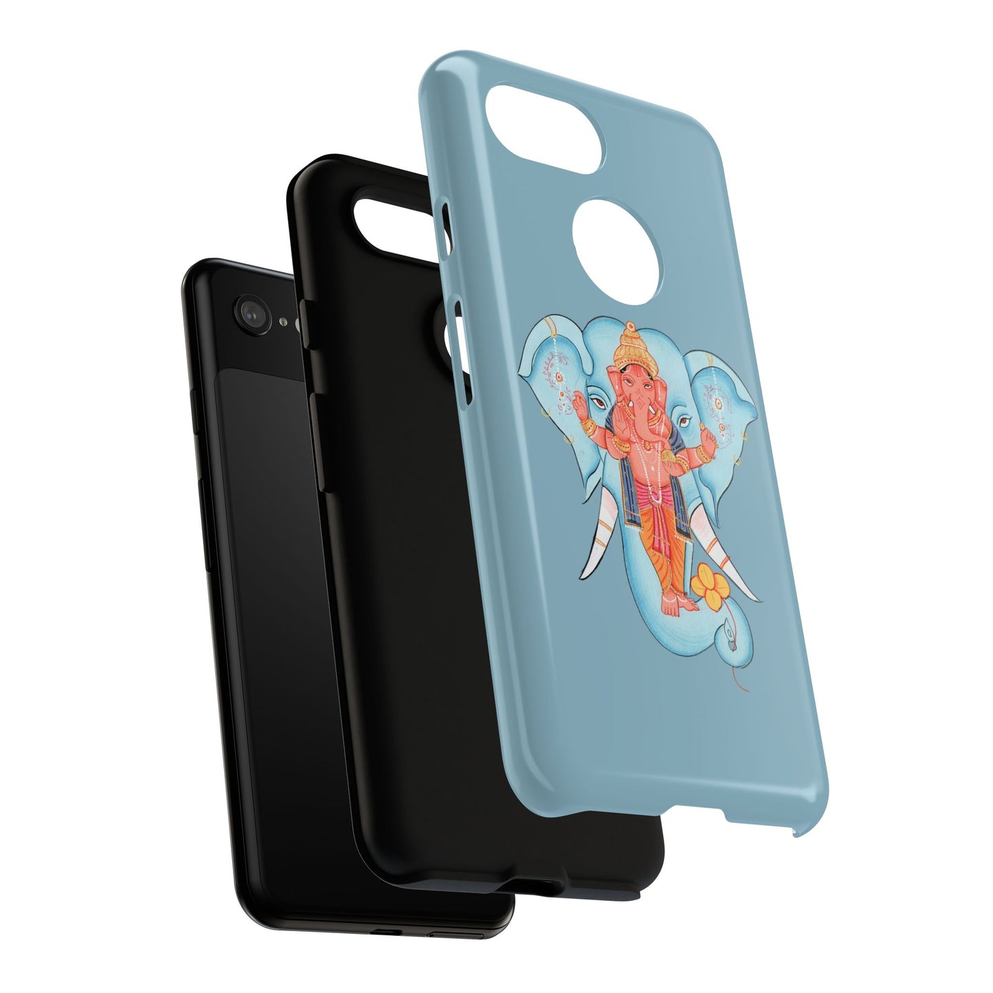 Tough Cases: Ganesh-Inspired Phone Case, Bohemian Phone Cover, Hindu Art Accessory, Festival Gift, Protective Phone Shell