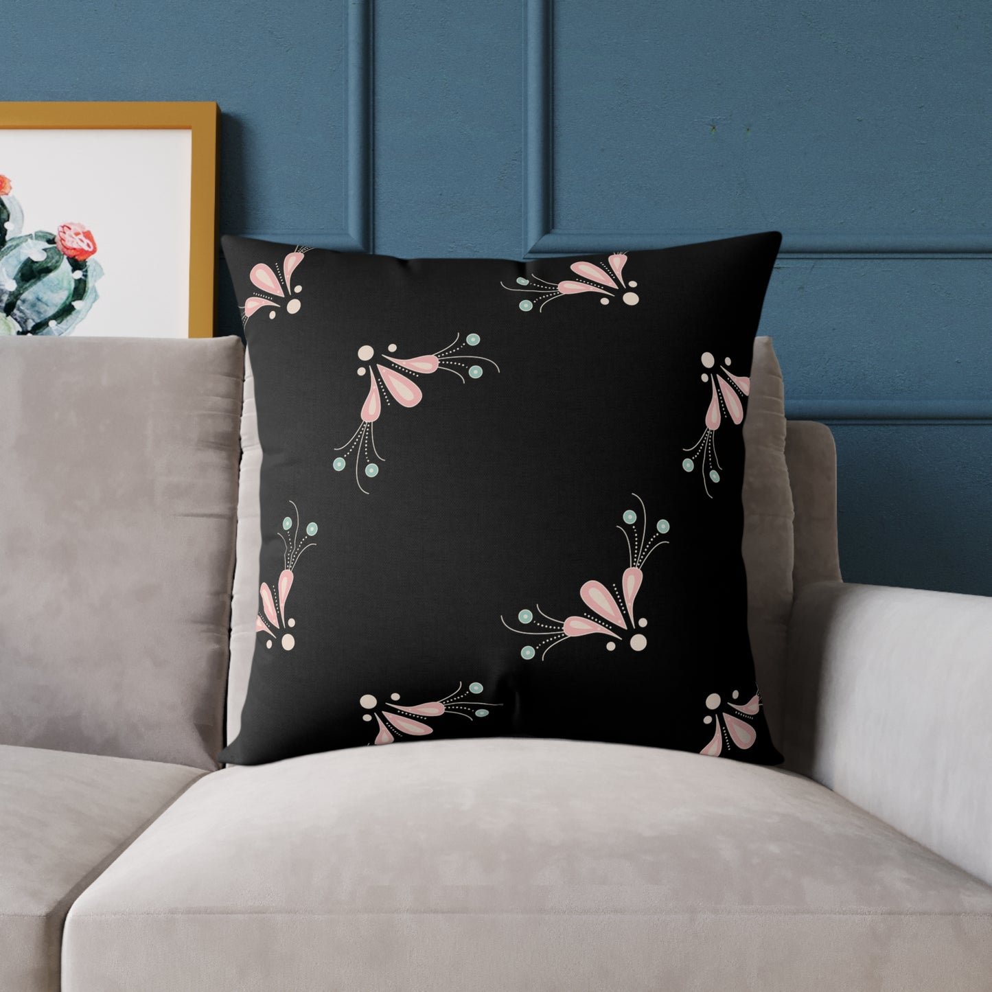 Floral Square Pillow for Cozy Home Decor, Modern Throw Cushion, Living Room Accent, Perfect Gift for Friends or Family, Decorative [...]