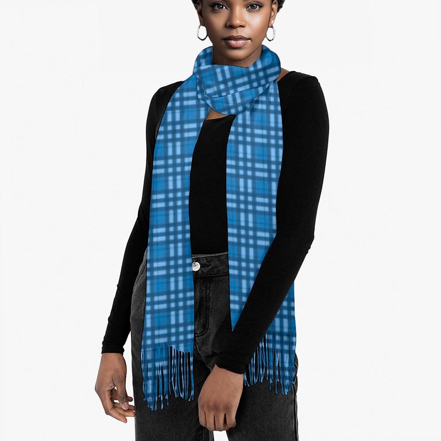 Cashmere-like Tassel Scarf