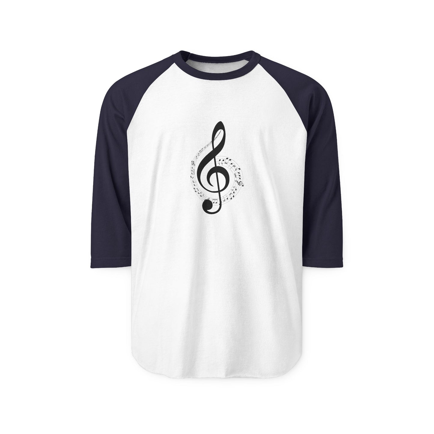 Music Lover's Unisex Three-Quarter Sleeve Raglan Shirt, Perfect for Concerts