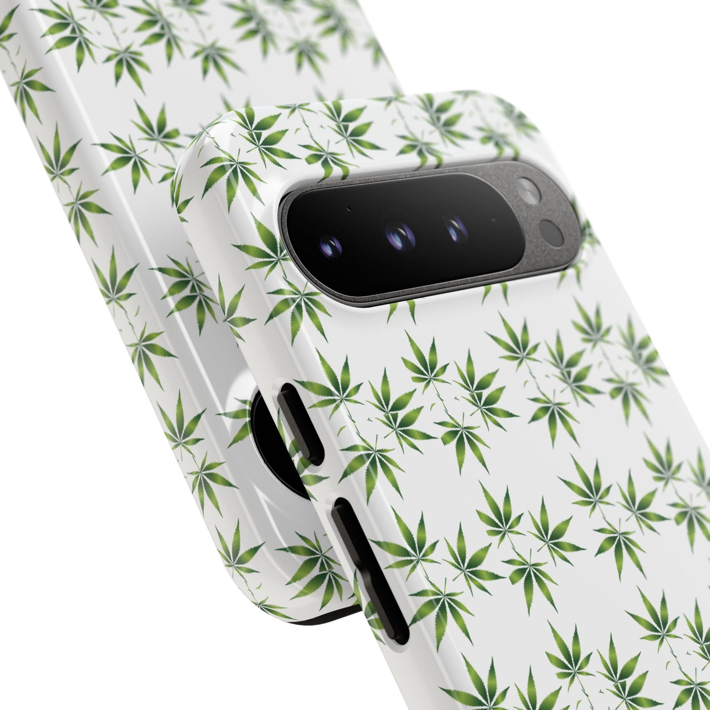 Stylish Phone Case with Cannabis Leaf Design, Durable Phone Cover, Gift for Stoner Friends, Unique Phone Accessory, Nature-Inspired Design