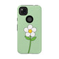 Floral Phone Case - Tough Cases for Nature Lovers, Cute Green Flower Design, iPhone Cover, Gift for Her, Spring Accessories