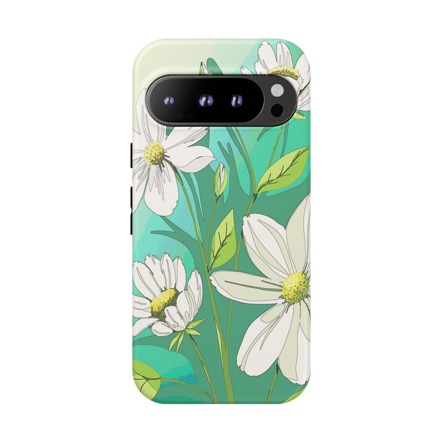 Floral Phone Case, Tough Cases, Flower Design, Nature Inspired, Eco-Friendly Cover, Unique Gift for Her, Spring Accessories