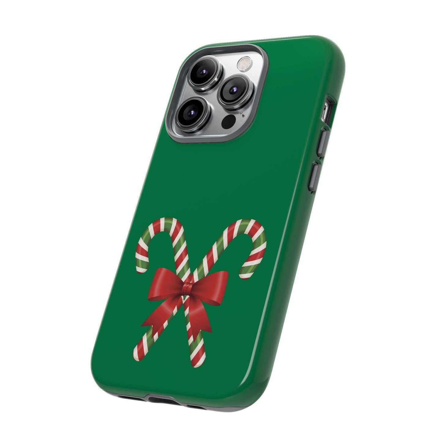 Candy Cane Phone Case: Holiday Spirit, Festive Gift, Cute Accessories, Christmas Decor, Seasonal Style