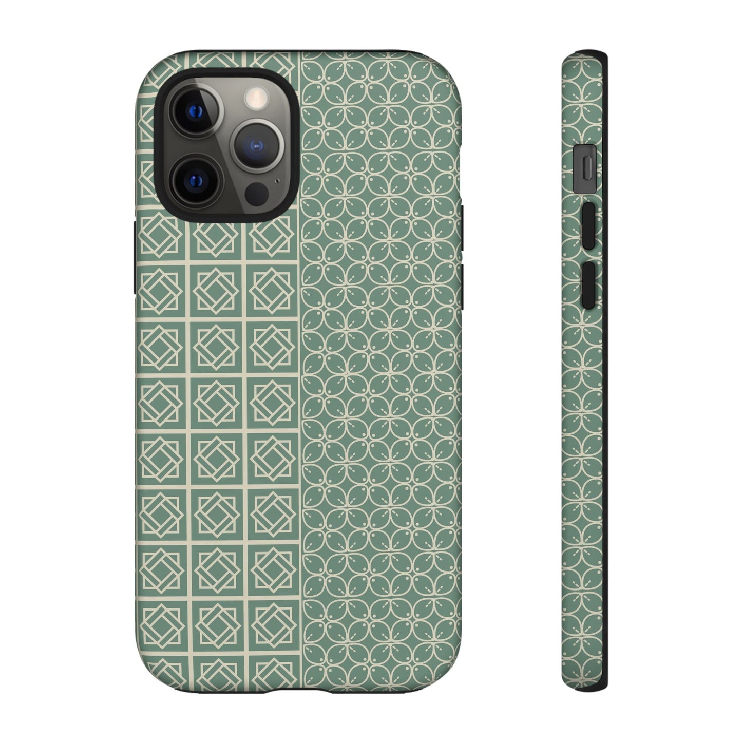 Stylish Phone Case with Geometric Patterns, Tough Cases, Durable Cell Phone Cover, Trendy Smartphone Accessory, Functional Gift Idea