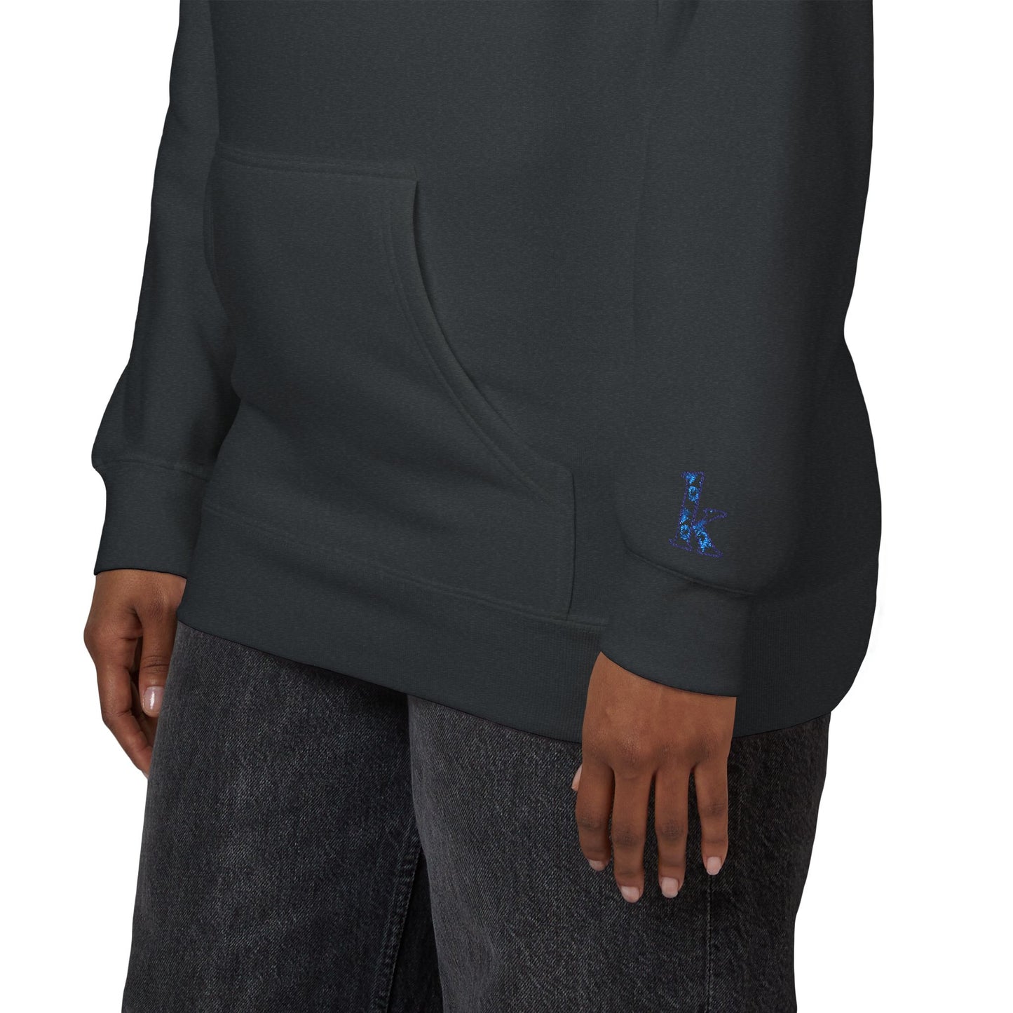 Cozy Floral Monogram Fleece Hoodie for Unisex - Perfect Gift for Birthdays, Valentine’s Day, Casual Wear, Adventure