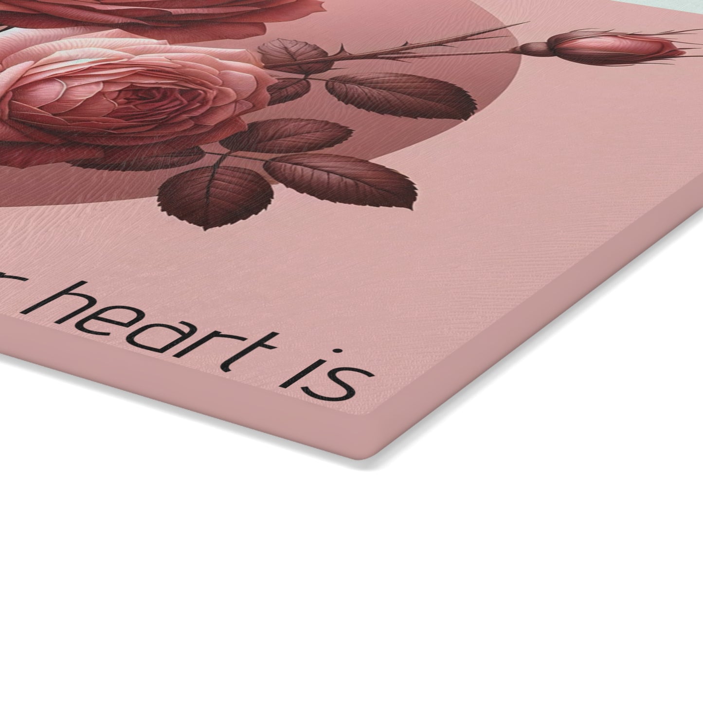 Elegant Floral Glass Cutting Board - Perfect for Home Decor, Kitchen Gifts, Housewarming, Weddings, and Family Gatherings