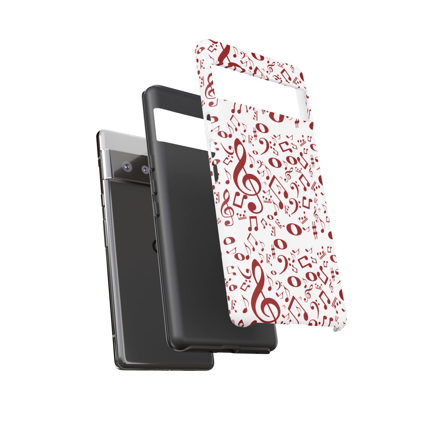 Musical Note Phone Case, Tough iPhone Cover, Gift for Musicians, Customizable, Music Lover's Accessory, Durable Phone Protection