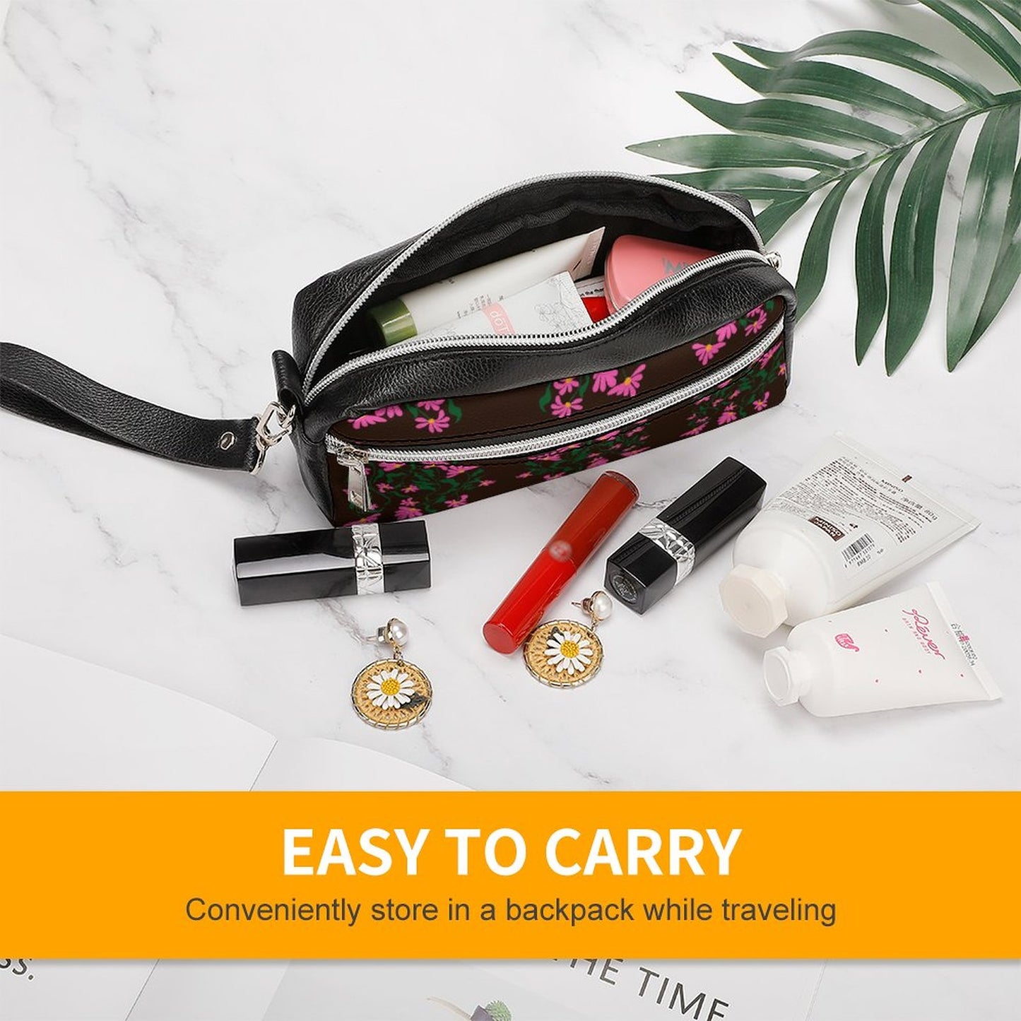 Versatile Cosmetic Bag & Pencil Case Pouch