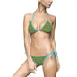 Vibrant Green Polka Dot Women's Bikini, Summer Swimwear, Beach Ready, Pool Party Essential, Vacation Must-Have