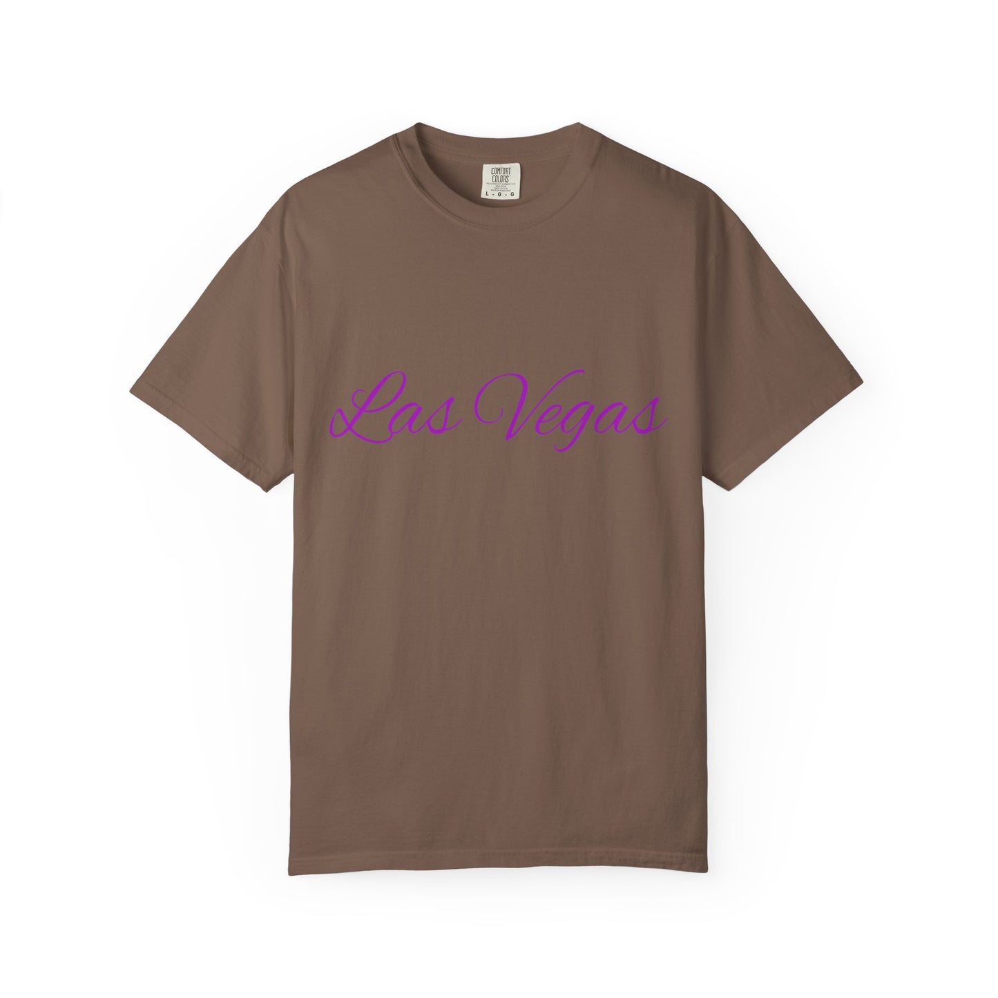 Las Vegas Floral Unisex Garment-Dyed T-Shirt | Vacation Tee, Travel Shirt, Summer Outfit, Gift for Travelers, Retro Las Vegas Design