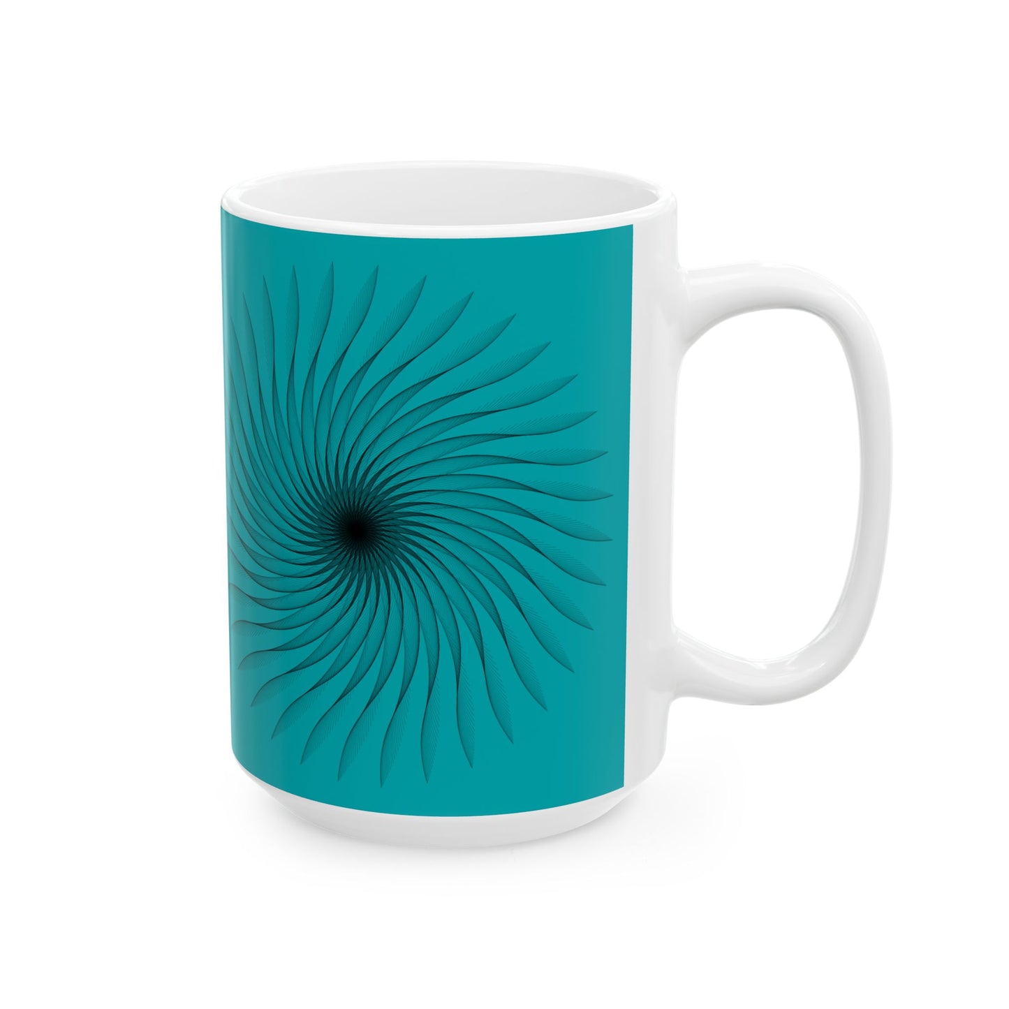 Vibrant Swirl Ceramic Mug - Perfect for Coffee Lovers, Housewarming Gift, Birthday, Home Decor, Tea Enthusiast