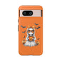 Halloween Ghost Phone Case, Cute Cat Ghost Case, Autumn Phone Cover, Spooky Season Gift, Trick or Treat Case