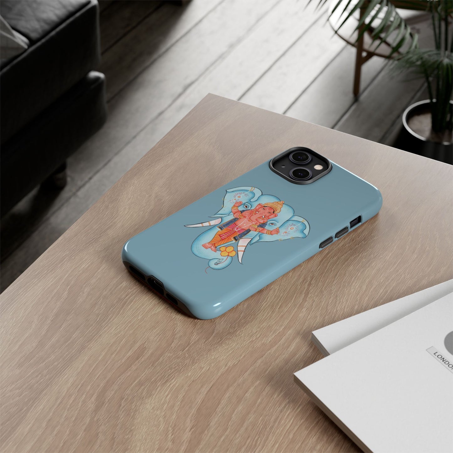 Tough Cases: Ganesh-Inspired Phone Case, Bohemian Phone Cover, Hindu Art Accessory, Festival Gift, Protective Phone Shell