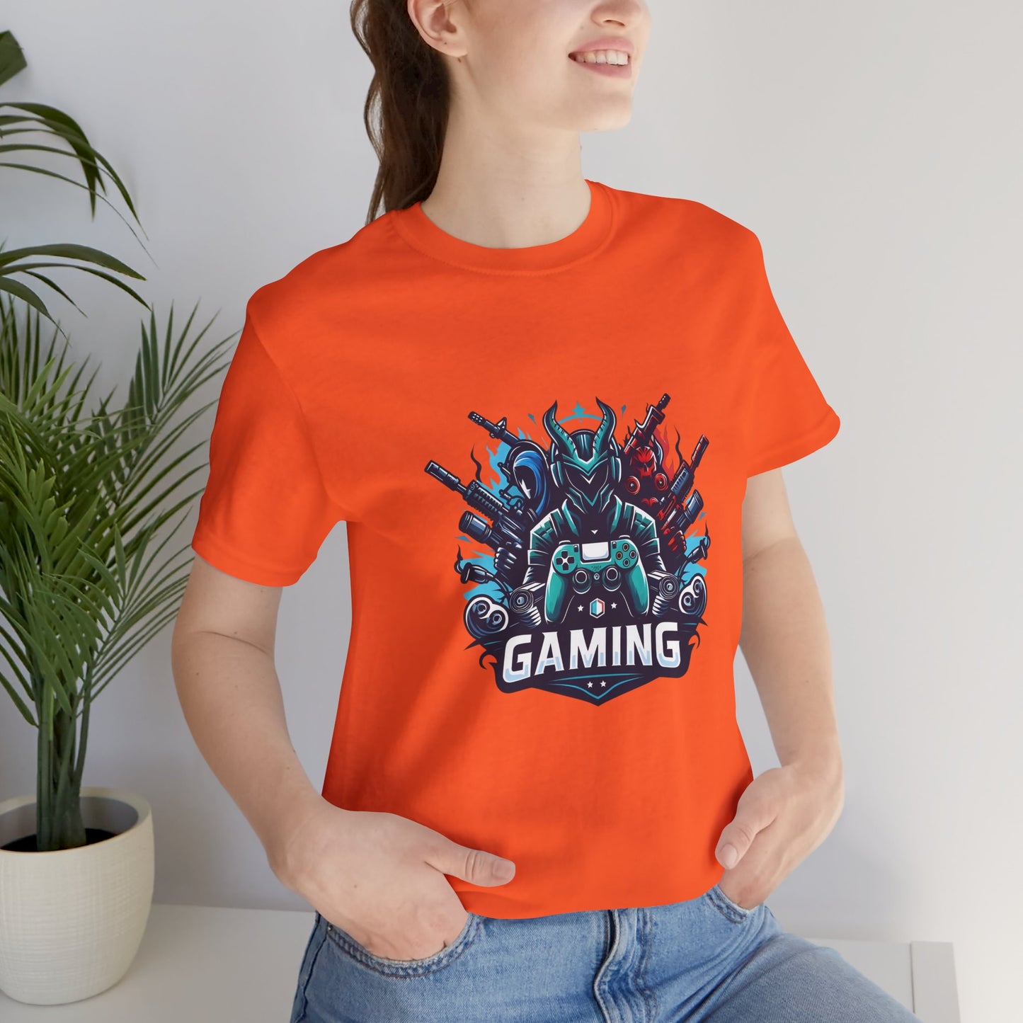 Gaming Controller Emblem Tee — Esports Gamer Graphic T-Shirt