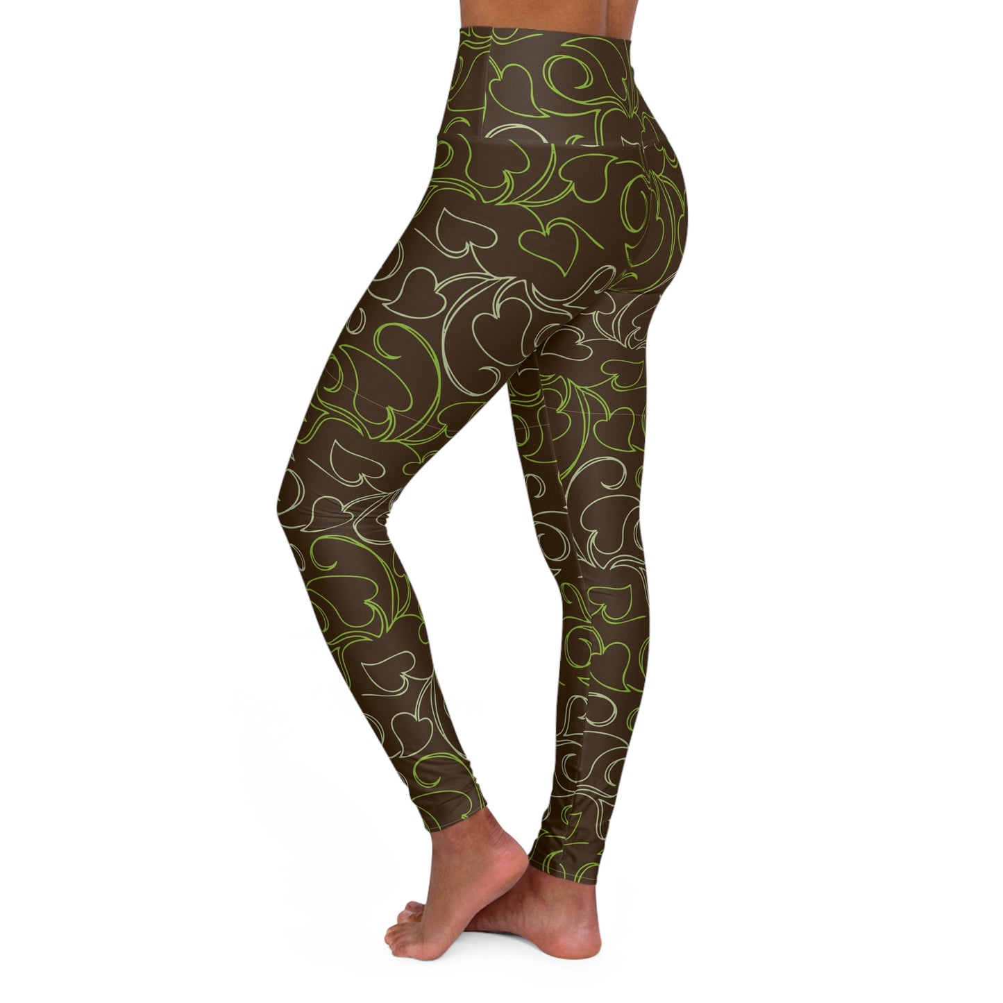 Chic High Waisted Yoga Leggings, Stylish Activewear, Comfortable Workout Leggings, Fitness Apparel, Trendy Athleisure